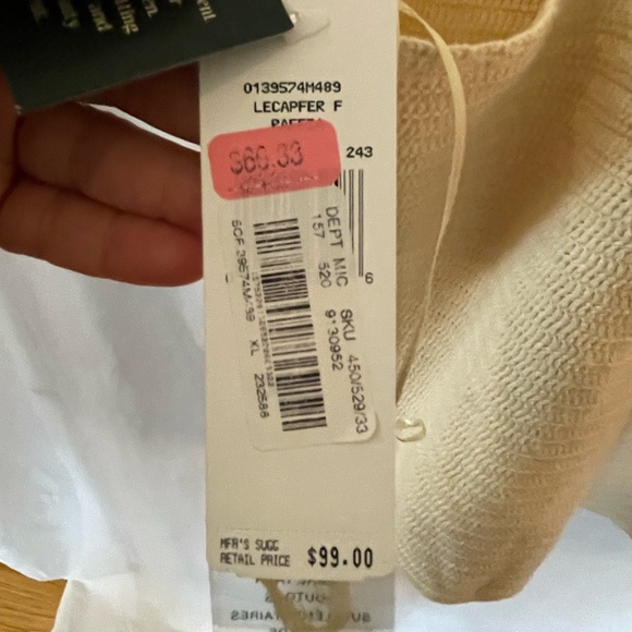 Lauren Ralph Lauren Chic Cream Knit Halter Top - Picture 6 of 8